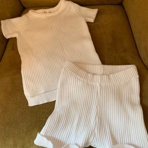 Coco blanc white knit set